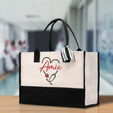Nurse Personalized Tote Bag Nurse Gift Registered Nurse Tote RN Tote RN Gift Future Nurse Gift Nursing Student Gift Nurse Graduation Gift - Aaria Tees Aaria Tees