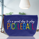 Pickleball Cosmetic Zipper Pouch Tote Bag Pickleball Party Favors Pickleball Player Gift Pickleball Make Up Bag Pickleball Toiletry Bag - Aaria Tees Aaria Tees