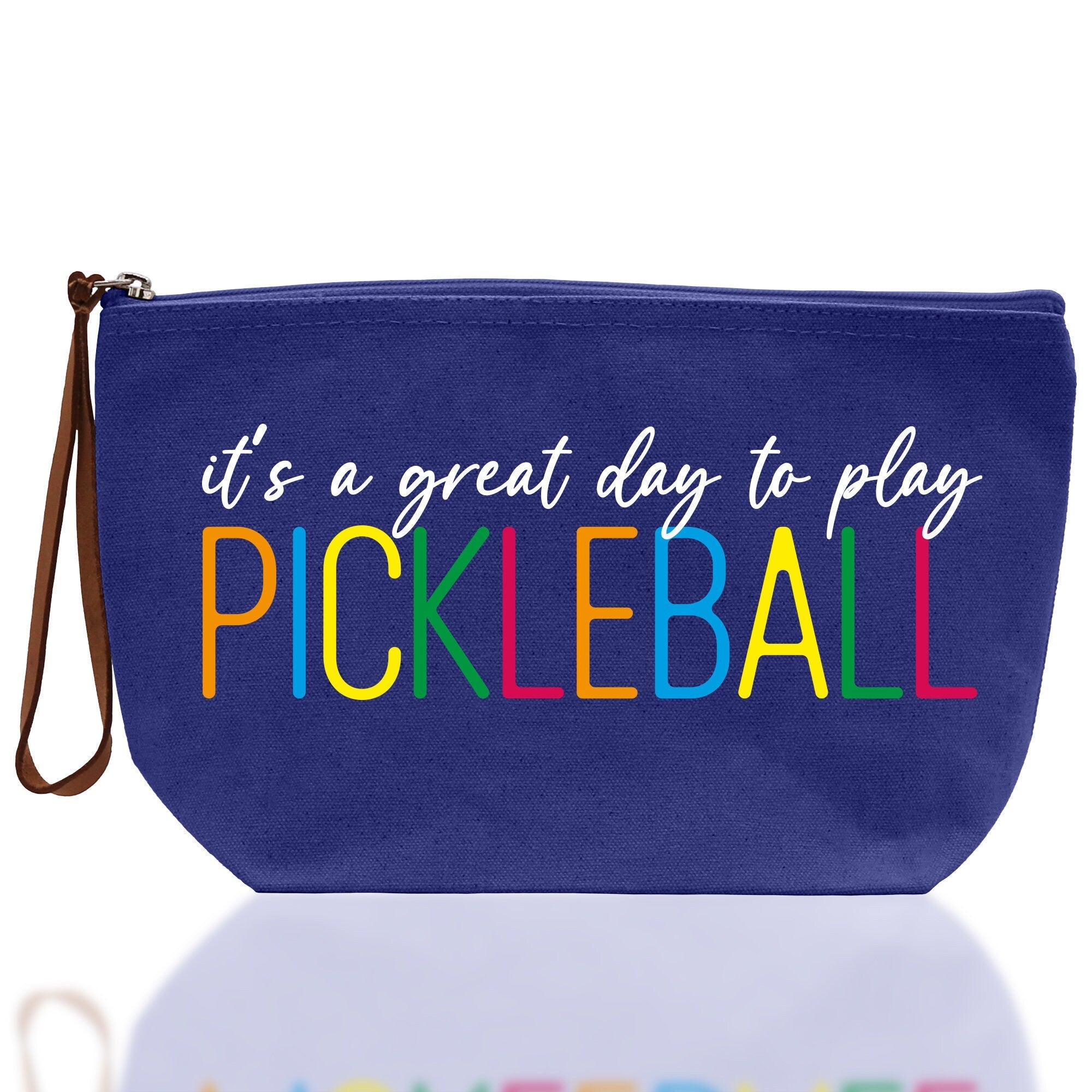 Pickleball Cosmetic Zipper Pouch Tote Bag Pickleball Party Favors Pickleball Player Gift Pickleball Make Up Bag Pickleball Toiletry Bag - Aaria Tees Aaria Tees