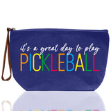 Pickleball Cosmetic Zipper Pouch Tote Bag Pickleball Party Favors Pickleball Player Gift Pickleball Make Up Bag Pickleball Toiletry Bag - Aaria Tees Aaria Tees