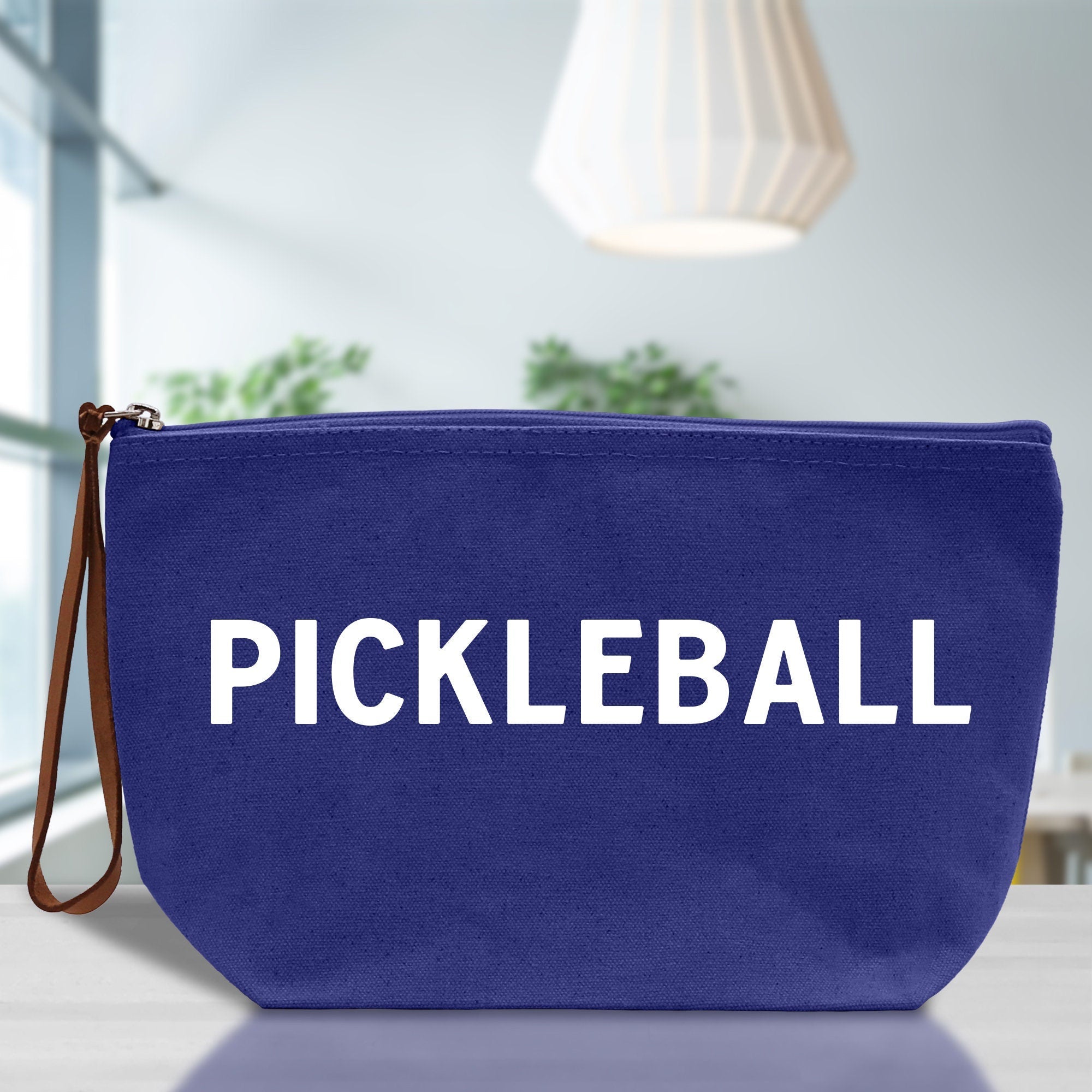 Pickleball Cosmetic Zipper Pouch Tote Bag Pickleball Party Favors Pickleball Player Gift Pickleball Make Up Bag Pickleball Toiletry Bag - Aaria Tees Aaria Tees