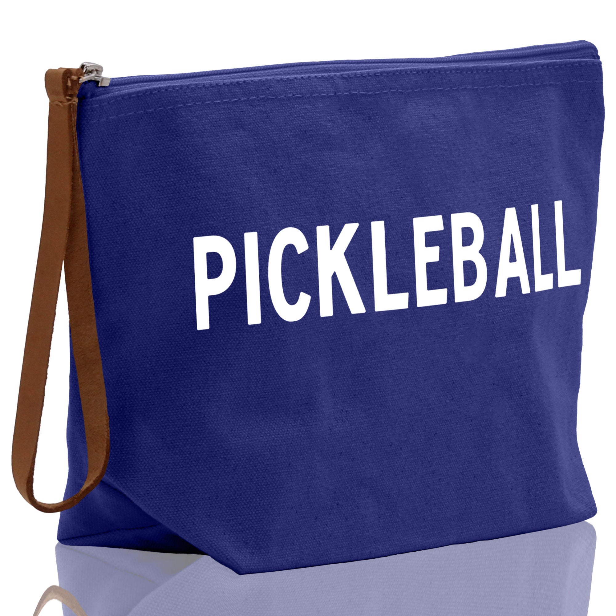 Pickleball Cosmetic Zipper Pouch Tote Bag Pickleball Party Favors Pickleball Player Gift Pickleball Make Up Bag Pickleball Toiletry Bag - Aaria Tees Aaria Tees