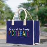 Pickleball Tote Bag Personalized Pickleball Party Favors Custom Pickleball Player Gift Pickleball Cotton Canvas Tote Bag - Aaria Tees Aaria Tees