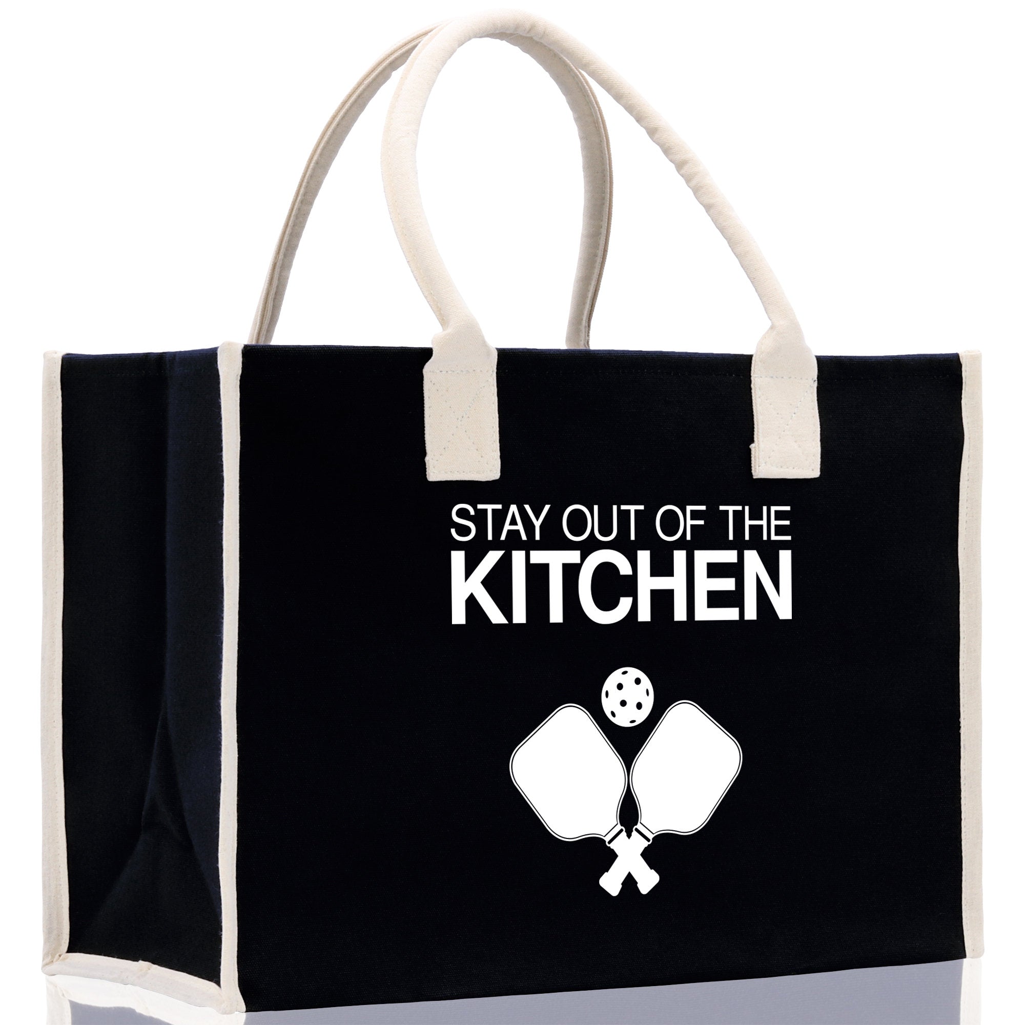 Pickleball Tote Bag Personalized Pickleball Party Favors Custom Pickleball Player Gift Pickleball Cotton Canvas Tote Bag - Aaria Tees Aaria Tees