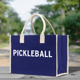 Pickleball Tote Bag Personalized Pickleball Party Favors Custom Pickleball Player Gift Pickleball Cotton Canvas Tote Bag - Aaria Tees Aaria Tees