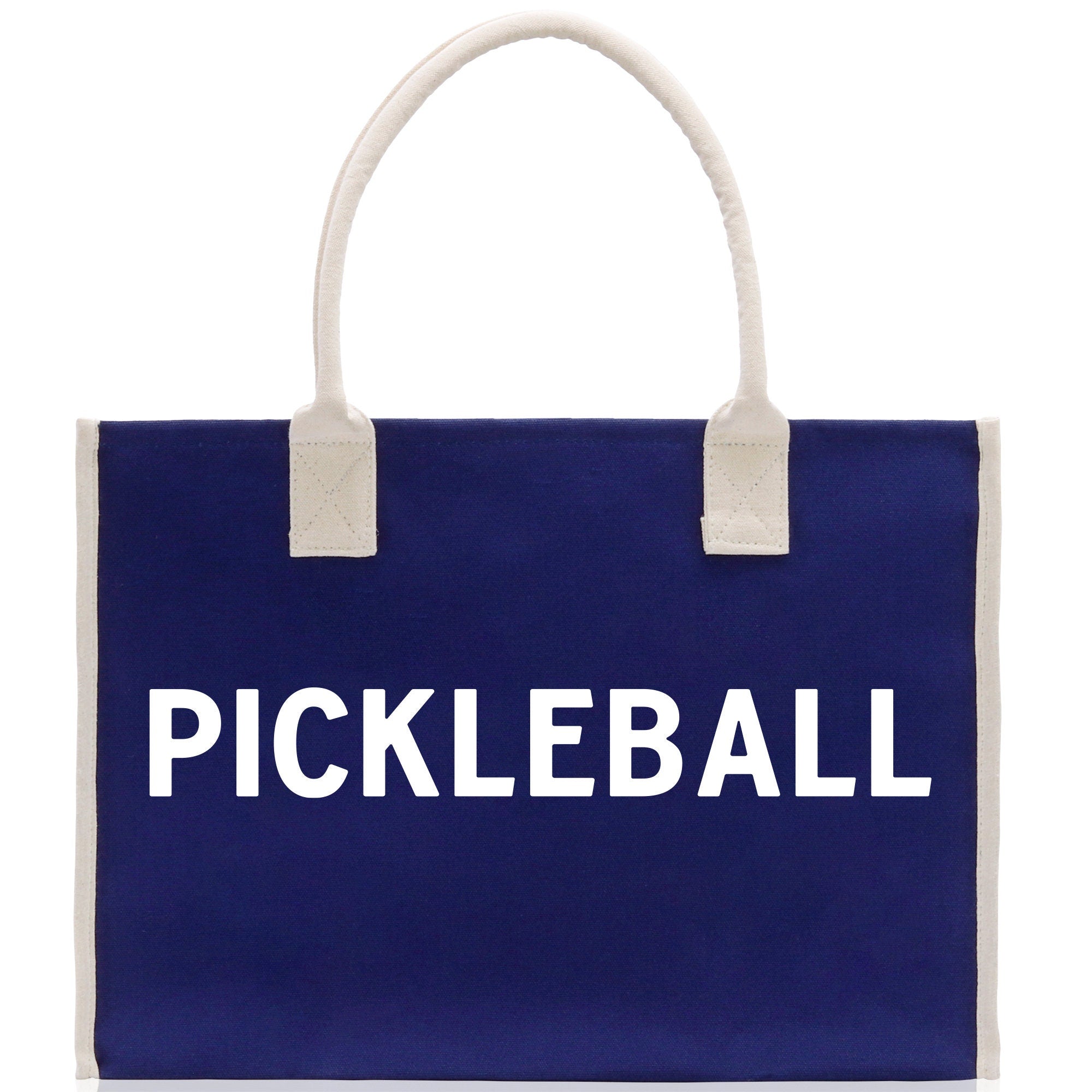 Pickleball Tote Bag Personalized Pickleball Party Favors Custom Pickleball Player Gift Pickleball Cotton Canvas Tote Bag - Aaria Tees Aaria Tees
