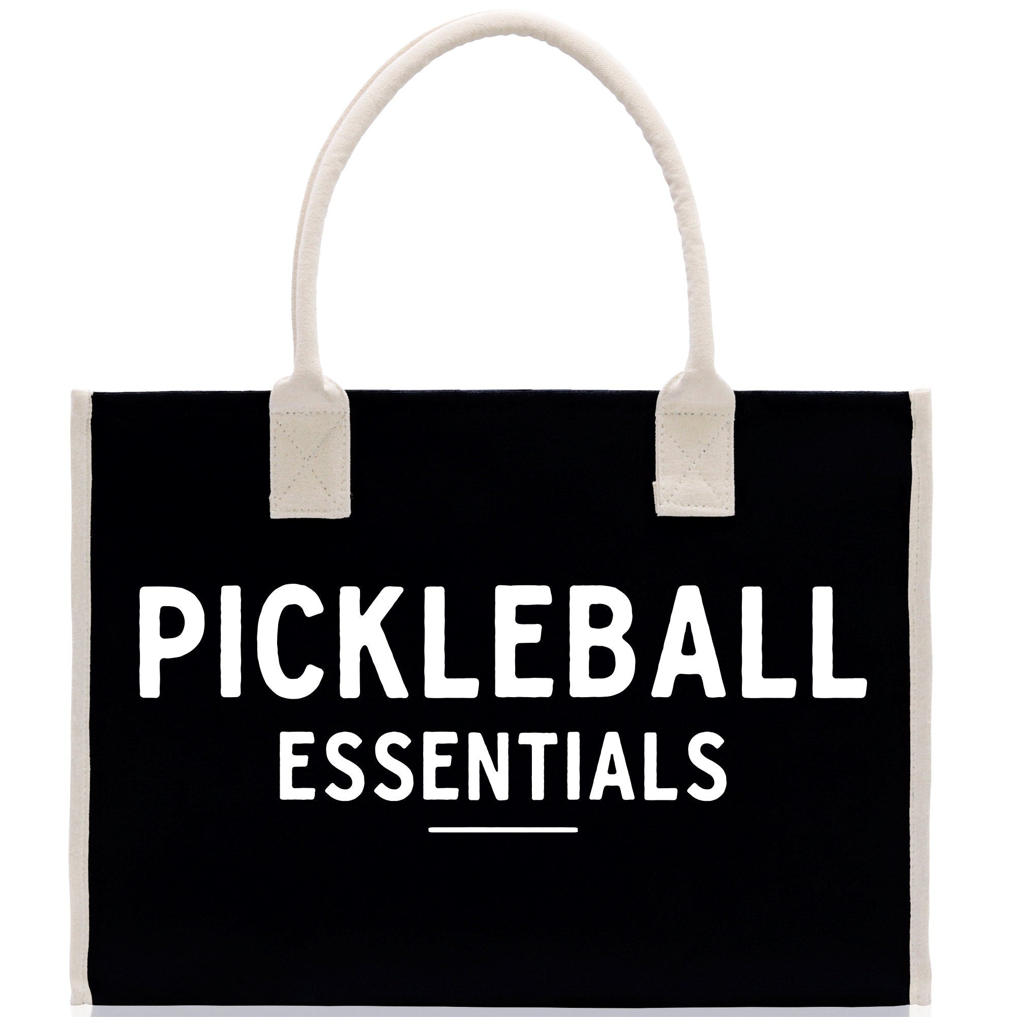 Pickleball Tote Bag Personalized Pickleball Party Favors Custom Pickleball Player Gift Pickleball Cotton Canvas Tote Bag - Aaria Tees Aaria Tees