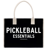 Pickleball Tote Bag Personalized Pickleball Party Favors Custom Pickleball Player Gift Pickleball Cotton Canvas Tote Bag - Aaria Tees Aaria Tees