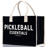 Pickleball Tote Bag Personalized Pickleball Party Favors Custom Pickleball Player Gift Pickleball Cotton Canvas Tote Bag - Aaria Tees Aaria Tees
