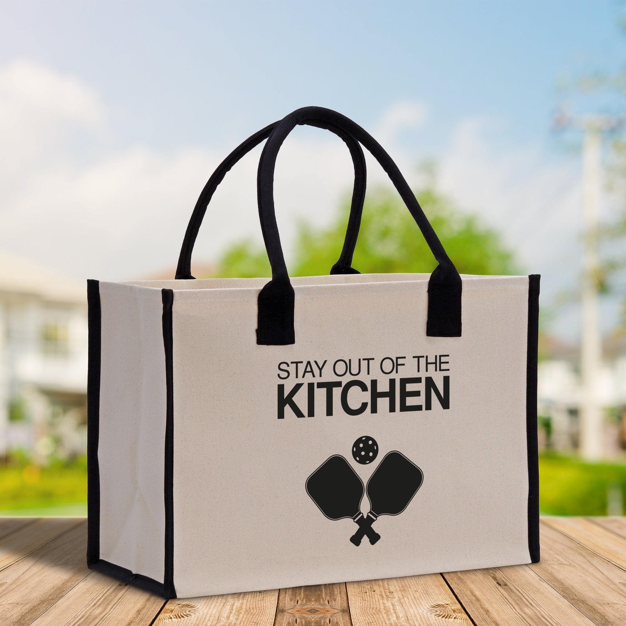 Pickleball Tote Bag Personalized Pickleball Party Favors Custom Pickleball Player Gift Pickleball Cotton Canvas Tote Bag - Aaria Tees Aaria Tees