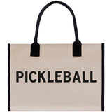 Pickleball Tote Bag Personalized Pickleball Party Favors Custom Pickleball Player Gift Pickleball Cotton Canvas Tote Bag - Aaria Tees Aaria Tees