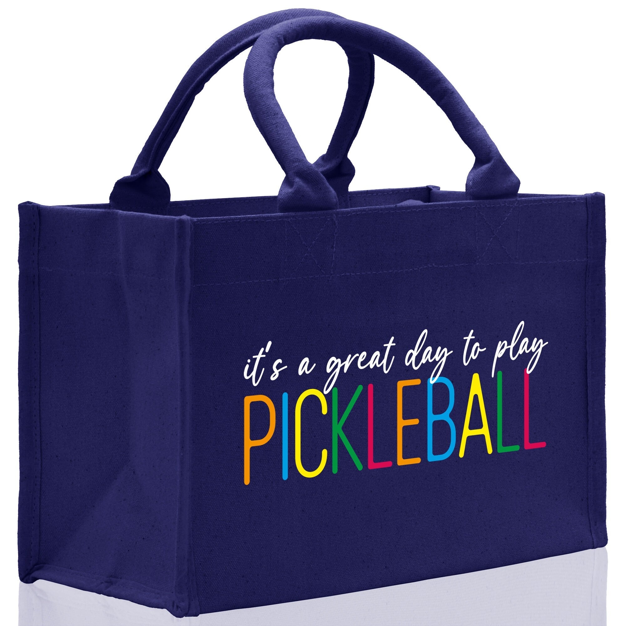 Pickleball Cotton Canvas Tote Bag Pickleball Party Favors Pickleball Player Gift Bag Pickleball Lovers Gift Bag Pickleball Gift Idea - Aaria Tees Aaria Tees