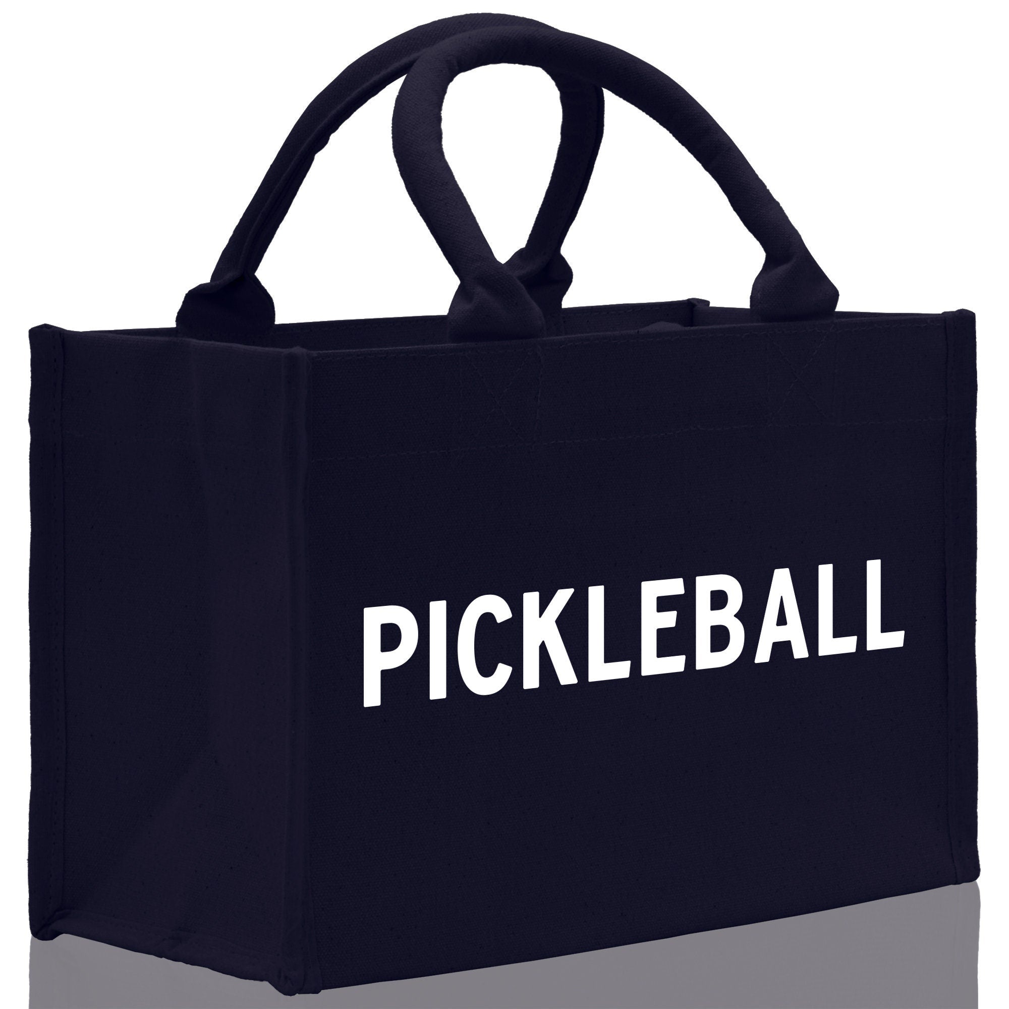 Pickleball Cotton Canvas Tote Bag Pickleball Party Favors Pickleball Player Gift Bag Pickleball Lovers Gift Bag Pickleball Gift Idea - Aaria Tees Aaria Tees