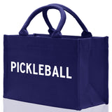 Pickleball Cotton Canvas Tote Bag Pickleball Party Favors Pickleball Player Gift Bag Pickleball Lovers Gift Bag Pickleball Gift Idea - Aaria Tees Aaria Tees