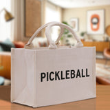 Pickleball Cotton Canvas Tote Bag Pickleball Party Favors Pickleball Player Gift Bag Pickleball Lovers Gift Bag Pickleball Gift Idea - Aaria Tees Aaria Tees