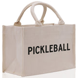 Pickleball Cotton Canvas Tote Bag Pickleball Party Favors Pickleball Player Gift Bag Pickleball Lovers Gift Bag Pickleball Gift Idea - Aaria Tees Aaria Tees