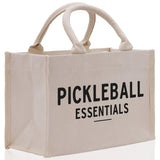 Pickleball Cotton Canvas Tote Bag Pickleball Party Favors Pickleball Player Gift Bag Pickleball Lovers Gift Bag Pickleball Gift Idea - Aaria Tees Aaria Tees