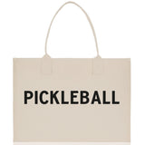 Pickleball Cotton Canvas Tote Bag Pickleball Party Favors Pickleball Player Gift Bag Pickleball Lovers Gift Bag Pickleball Gift Idea - Aaria Tees Aaria Tees