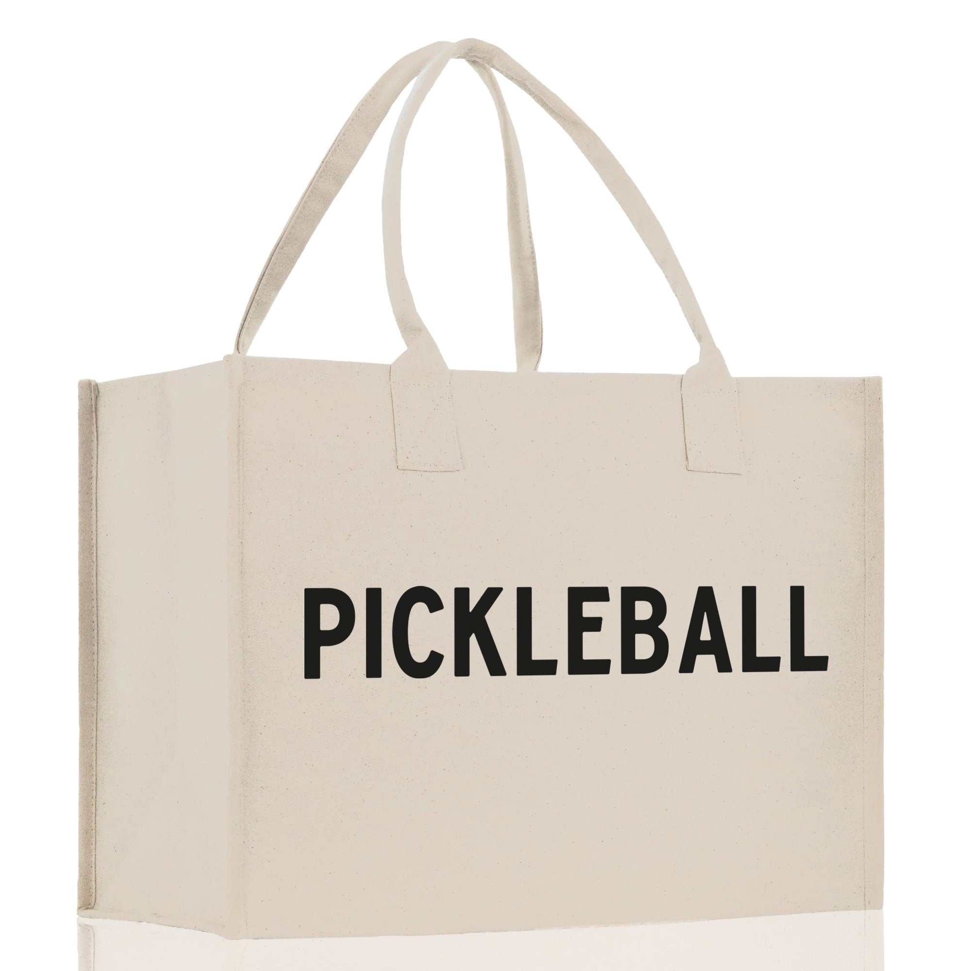 Pickleball Cotton Canvas Tote Bag Pickleball Party Favors Pickleball Player Gift Bag Pickleball Lovers Gift Bag Pickleball Gift Idea - Aaria Tees Aaria Tees