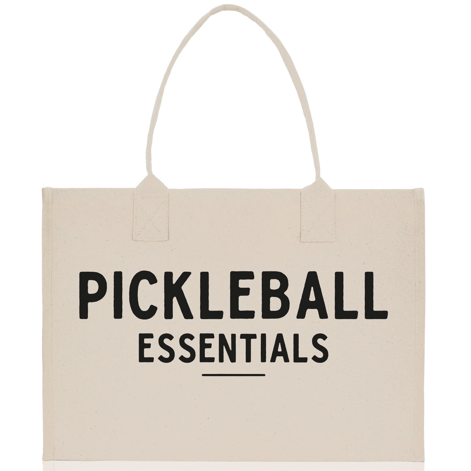 Pickleball Cotton Canvas Tote Bag Pickleball Party Favors Pickleball Player Gift Bag Pickleball Lovers Gift Bag Pickleball Gift Idea - Aaria Tees Aaria Tees