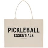 Pickleball Cotton Canvas Tote Bag Pickleball Party Favors Pickleball Player Gift Bag Pickleball Lovers Gift Bag Pickleball Gift Idea - Aaria Tees Aaria Tees