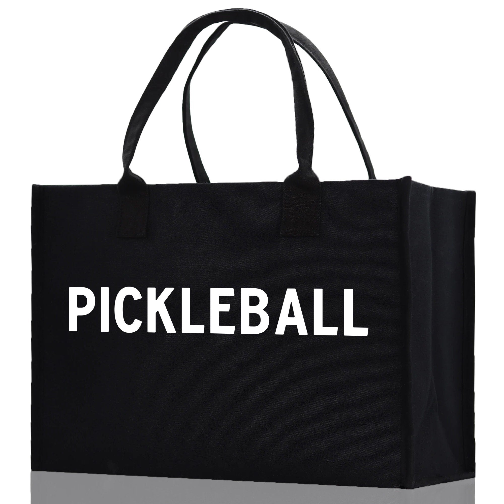 Pickleball Cotton Canvas Tote Bag Pickleball Party Favors Pickleball Player Gift Bag Pickleball Lovers Gift Bag Pickleball Gift Idea - Aaria Tees Aaria Tees