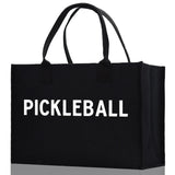 Pickleball Cotton Canvas Tote Bag Pickleball Party Favors Pickleball Player Gift Bag Pickleball Lovers Gift Bag Pickleball Gift Idea - Aaria Tees Aaria Tees