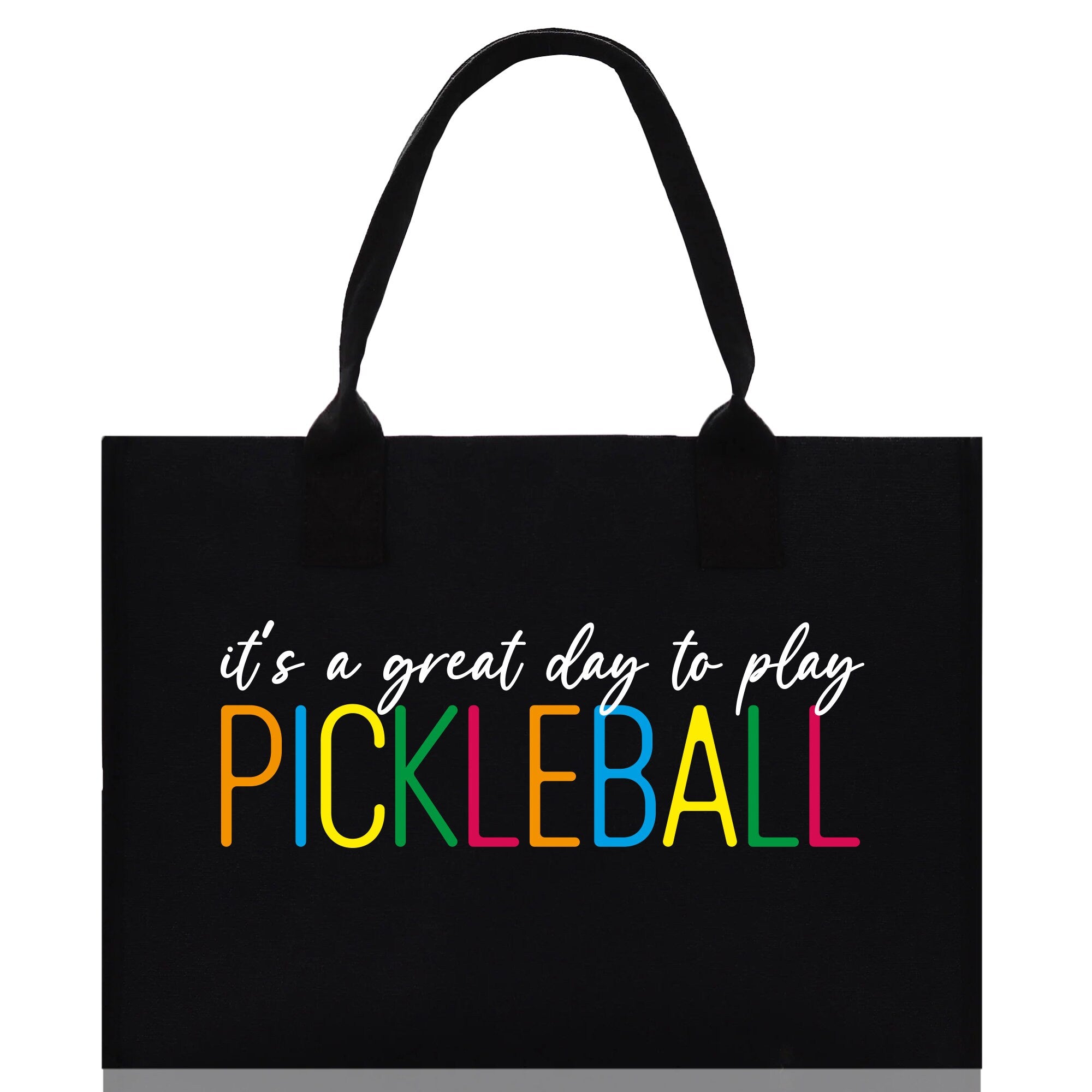 Pickleball Cotton Canvas Tote Bag Pickleball Party Favors Pickleball Player Gift Bag Pickleball Lovers Gift Bag Pickleball Gift Idea - Aaria Tees Aaria Tees