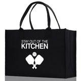 Pickleball Cotton Canvas Tote Bag Pickleball Party Favors Pickleball Player Gift Bag Pickleball Lovers Gift Bag Pickleball Gift Idea - Aaria Tees Aaria Tees