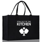 Pickleball Cotton Canvas Tote Bag Pickleball Party Favors Pickleball Player Gift Bag Pickleball Lovers Gift Bag Pickleball Gift Idea - Aaria Tees Aaria Tees