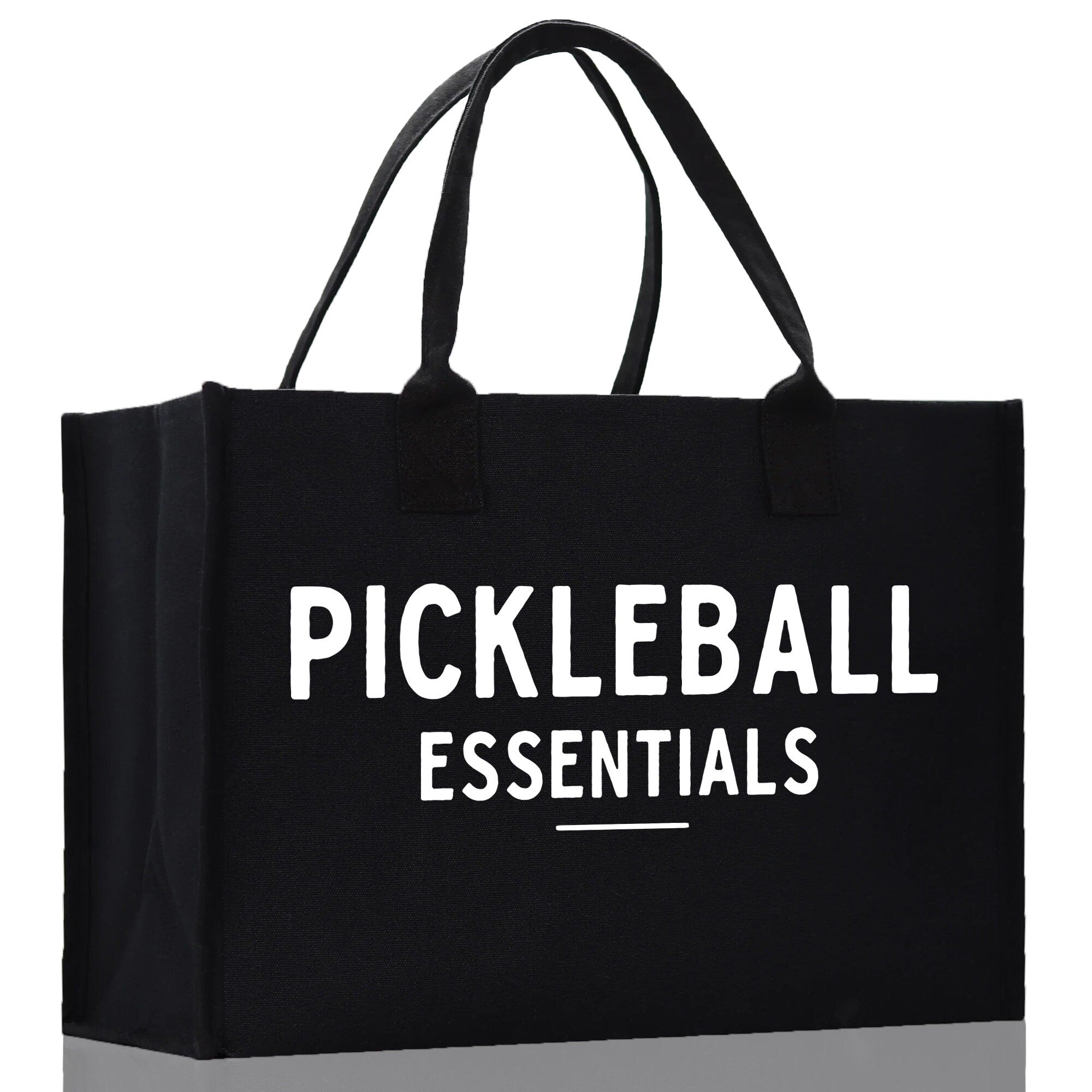 Pickleball Cotton Canvas Tote Bag Pickleball Party Favors Pickleball Player Gift Bag Pickleball Lovers Gift Bag Pickleball Gift Idea - Aaria Tees Aaria Tees