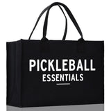 Pickleball Cotton Canvas Tote Bag Pickleball Party Favors Pickleball Player Gift Bag Pickleball Lovers Gift Bag Pickleball Gift Idea - Aaria Tees Aaria Tees