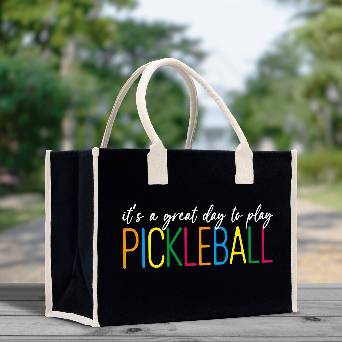 Pickleball Tote Bag Personalized Pickleball Party Favors Custom Pickleball Player Gift Pickleball Cotton Canvas Tote Bag - Aaria Tees