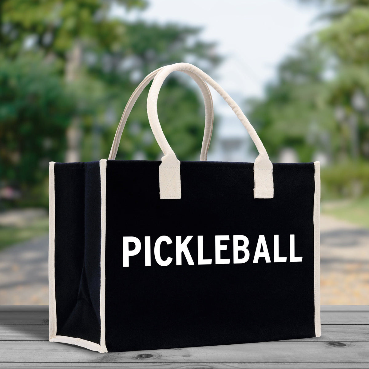 Pickleball Tote Bag Personalized Pickleball Party Favors Custom Pickleball Player Gift Pickleball Cotton Canvas Tote Bag - Aaria Tees