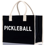 Pickleball Tote Bag Personalized Pickleball Party Favors Custom Pickleball Player Gift Pickleball Cotton Canvas Tote Bag - Aaria Tees Aaria Tees