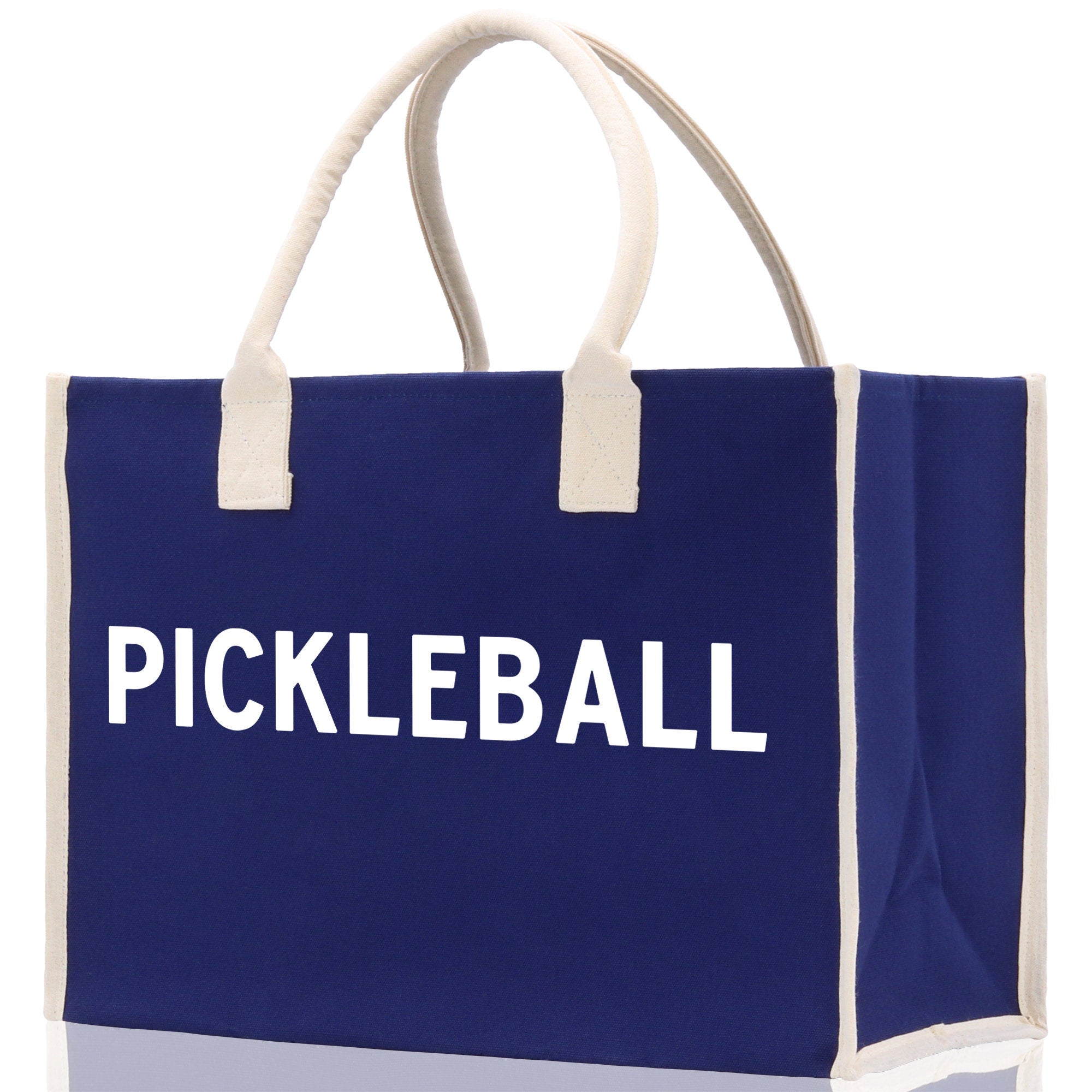 Pickleball Tote Bag Personalized Pickleball Party Favors Custom Pickleball Player Gift Pickleball Cotton Canvas Tote Bag - Aaria Tees Aaria Tees