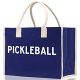 Pickleball Tote Bag Personalized Pickleball Party Favors Custom Pickleball Player Gift Pickleball Cotton Canvas Tote Bag - Aaria Tees Aaria Tees