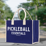 Pickleball Tote Bag Personalized Pickleball Party Favors Custom Pickleball Player Gift Pickleball Cotton Canvas Tote Bag - Aaria Tees Aaria Tees