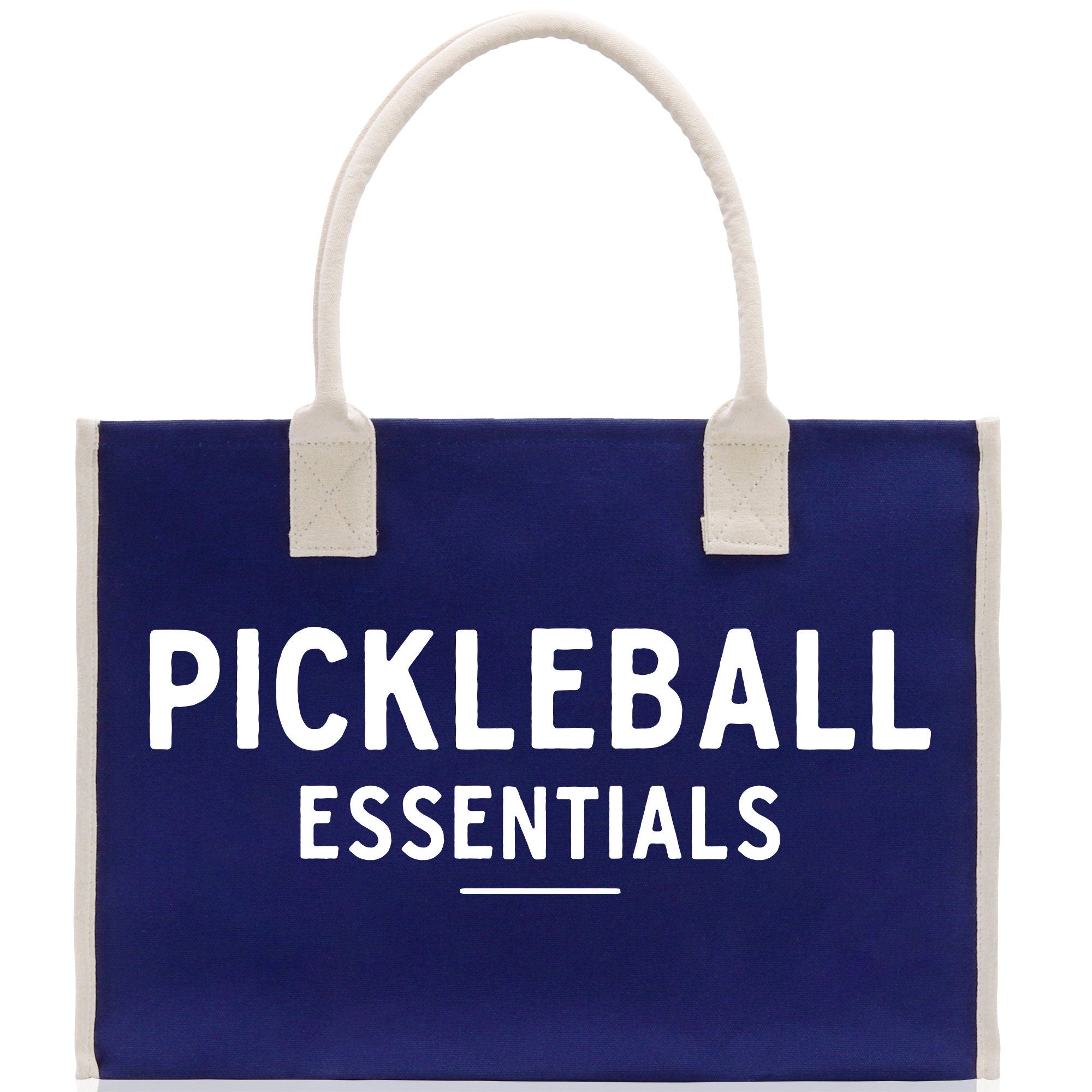 Pickleball Tote Bag Personalized Pickleball Party Favors Custom Pickleball Player Gift Pickleball Cotton Canvas Tote Bag - Aaria Tees Aaria Tees