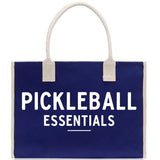 Pickleball Tote Bag Personalized Pickleball Party Favors Custom Pickleball Player Gift Pickleball Cotton Canvas Tote Bag - Aaria Tees Aaria Tees