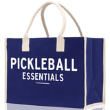 Pickleball Tote Bag Personalized Pickleball Party Favors Custom Pickleball Player Gift Pickleball Cotton Canvas Tote Bag - Aaria Tees Aaria Tees
