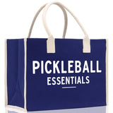 Pickleball Tote Bag Personalized Pickleball Party Favors Custom Pickleball Player Gift Pickleball Cotton Canvas Tote Bag - Aaria Tees Aaria Tees