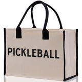 Pickleball Tote Bag Personalized Pickleball Party Favors Custom Pickleball Player Gift Pickleball Cotton Canvas Tote Bag - Aaria Tees Aaria Tees