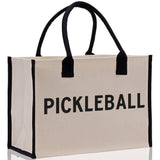 Pickleball Tote Bag Personalized Pickleball Party Favors Custom Pickleball Player Gift Pickleball Cotton Canvas Tote Bag - Aaria Tees Aaria Tees