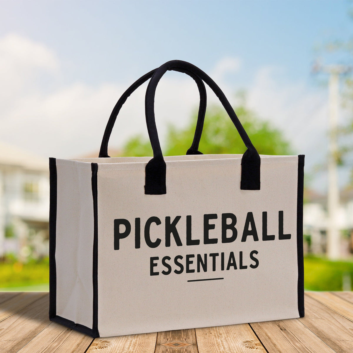 Pickleball Tote Bag Personalized Pickleball Party Favors Custom Pickleball Player Gift Pickleball Cotton Canvas Tote Bag - Aaria Tees