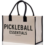 Pickleball Tote Bag Personalized Pickleball Party Favors Custom Pickleball Player Gift Pickleball Cotton Canvas Tote Bag - Aaria Tees Aaria Tees