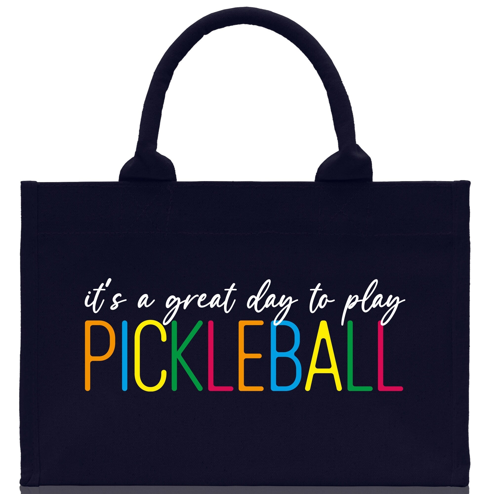 Pickleball Cotton Canvas Tote Bag Pickleball Party Favors Pickleball Player Gift Bag Pickleball Lovers Gift Bag Pickleball Gift Idea - Aaria Tees Aaria Tees