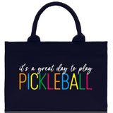 Pickleball Cotton Canvas Tote Bag Pickleball Party Favors Pickleball Player Gift Bag Pickleball Lovers Gift Bag Pickleball Gift Idea - Aaria Tees Aaria Tees