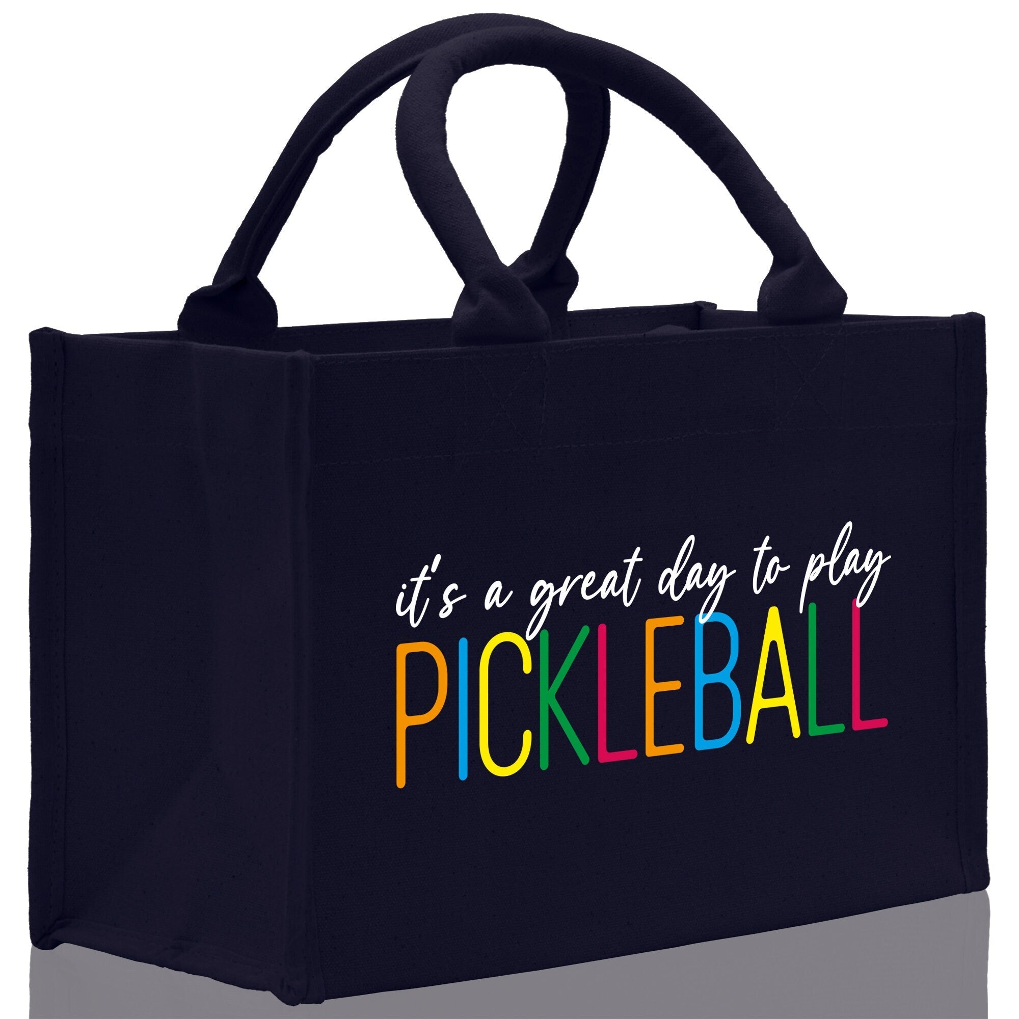 Pickleball Cotton Canvas Tote Bag Pickleball Party Favors Pickleball Player Gift Bag Pickleball Lovers Gift Bag Pickleball Gift Idea - Aaria Tees Aaria Tees