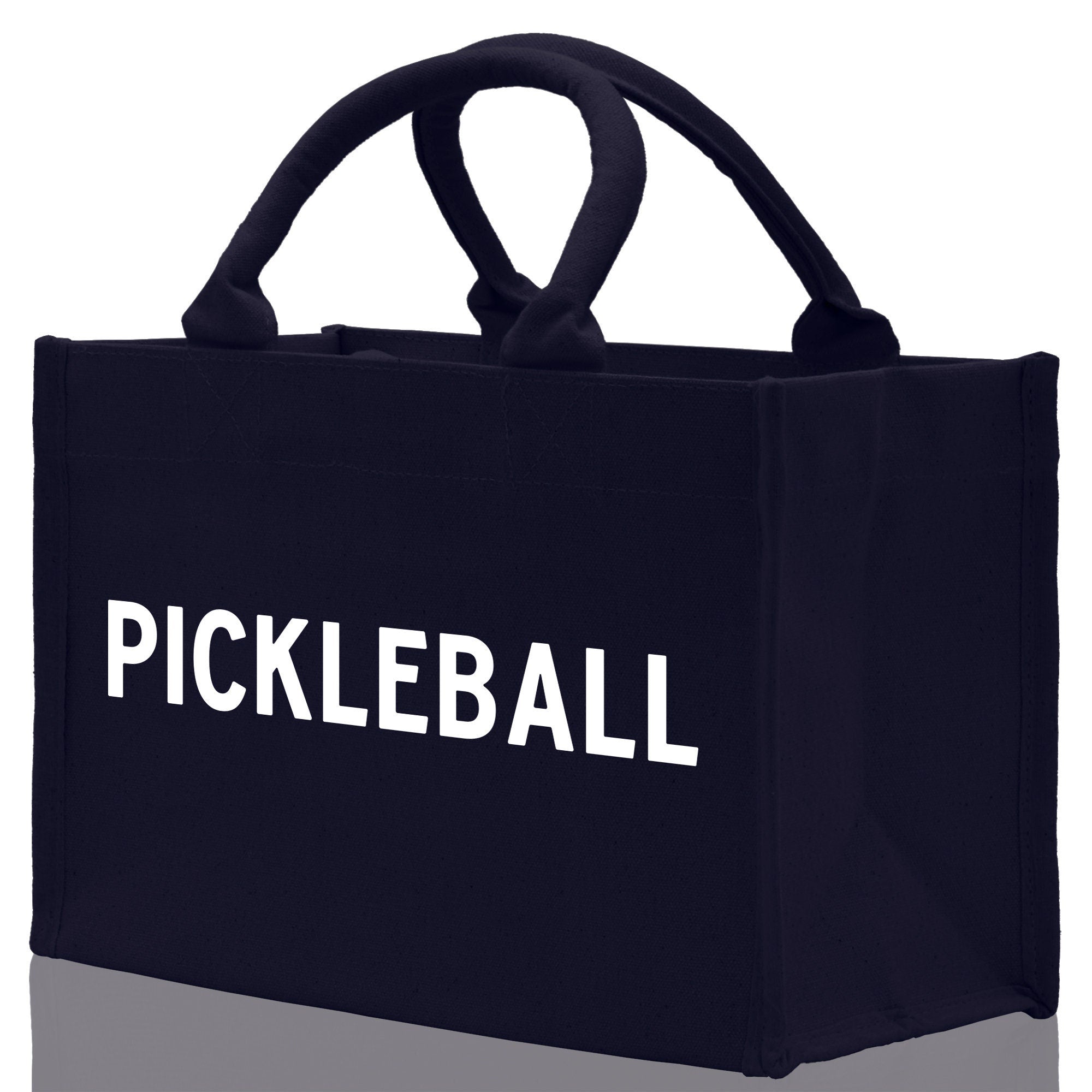 Pickleball Cotton Canvas Tote Bag Pickleball Party Favors Pickleball Player Gift Bag Pickleball Lovers Gift Bag Pickleball Gift Idea - Aaria Tees Aaria Tees